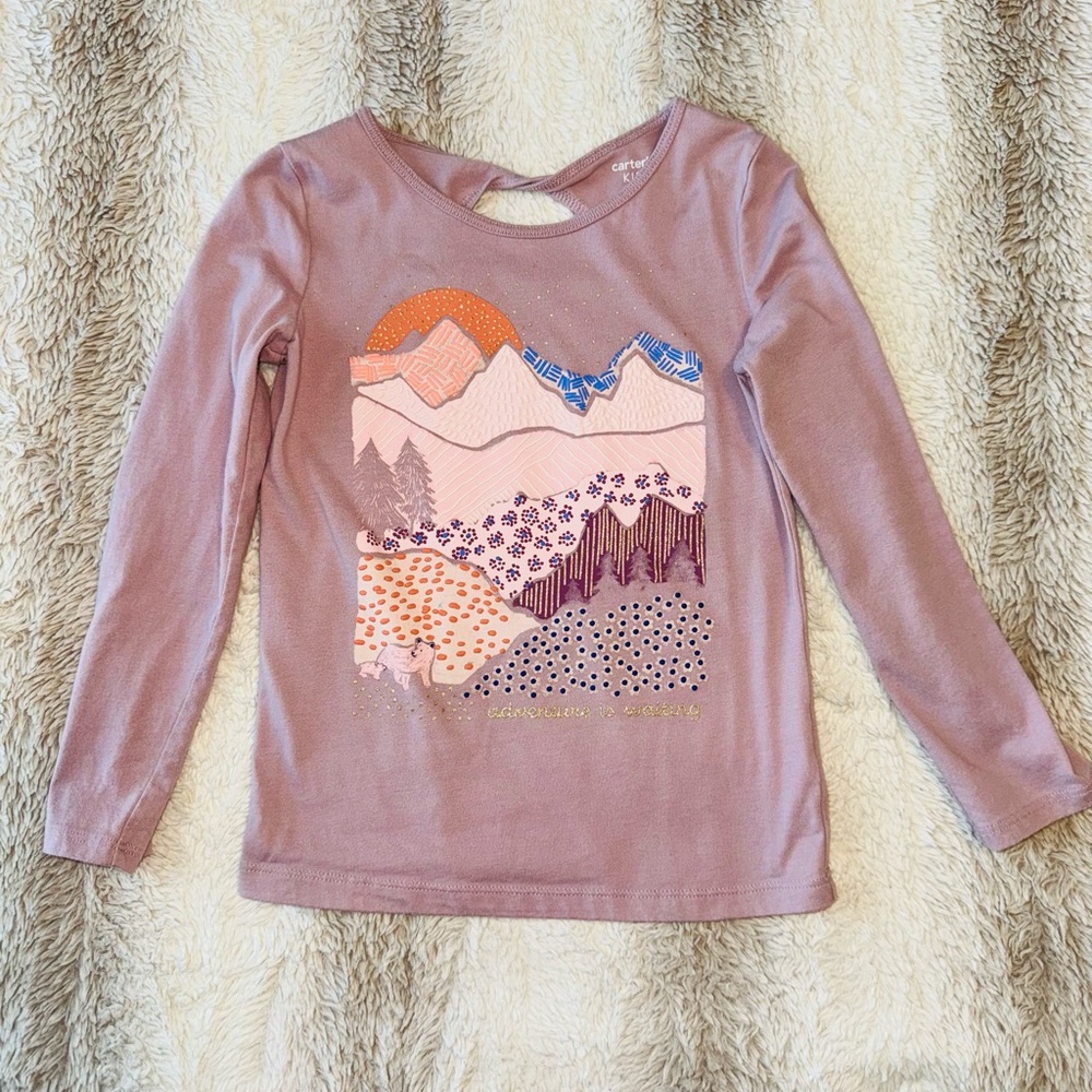 Carter's Adventure Is Waiting” Long Sleeve Top